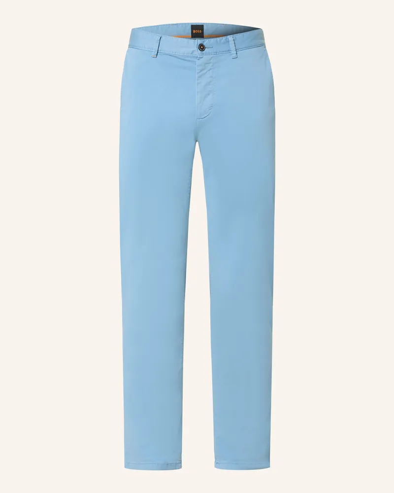 HUGO BOSS Chino Chino Slim Fit blau Hellblau