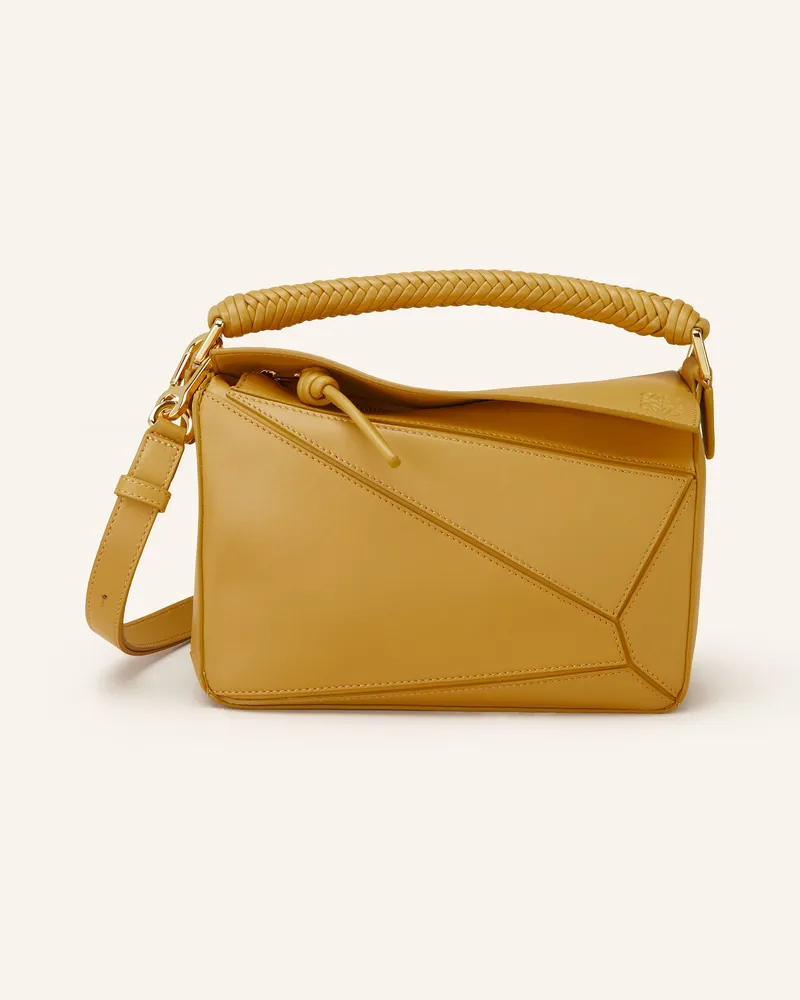 Loewe Handtasche PUZZLE SMALL Dunkelgelb