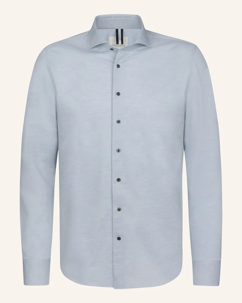 Profuomo Herren Hemd Blau