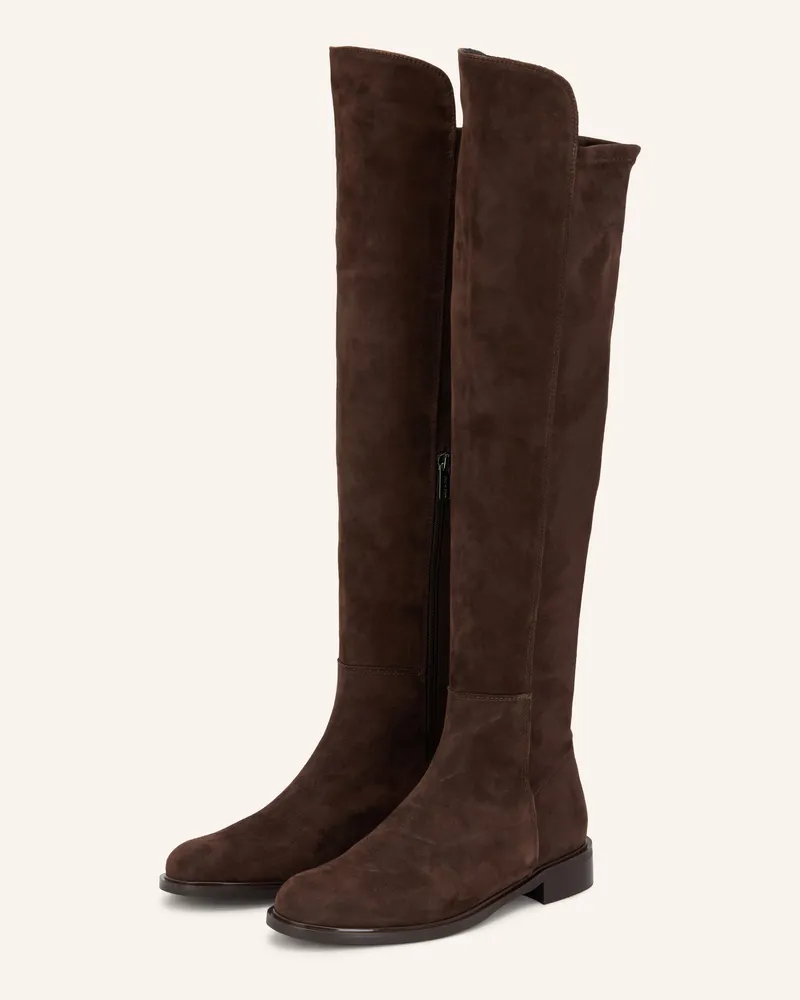 Darling Harbour Overknee-Stiefel braun Dunkelbraun