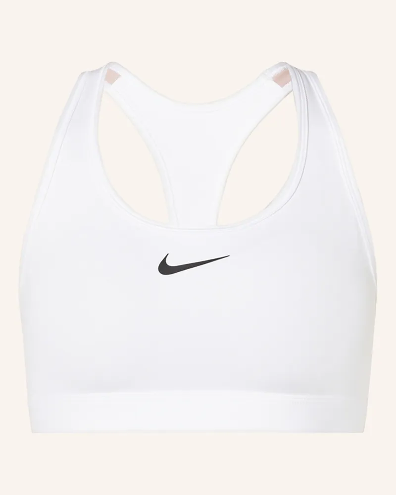 Nike Sport-Bh Swoosh weiss Weiss