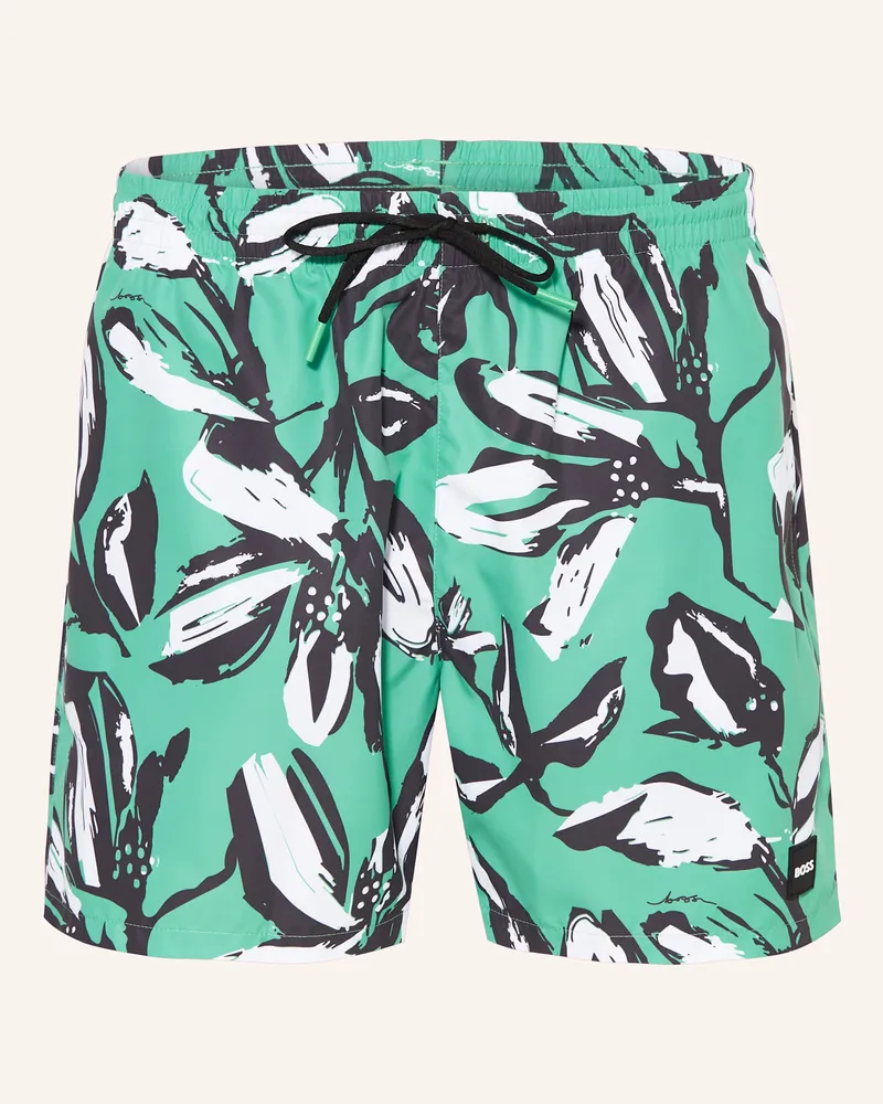 HUGO BOSS Badeshorts PIRANHA Grün