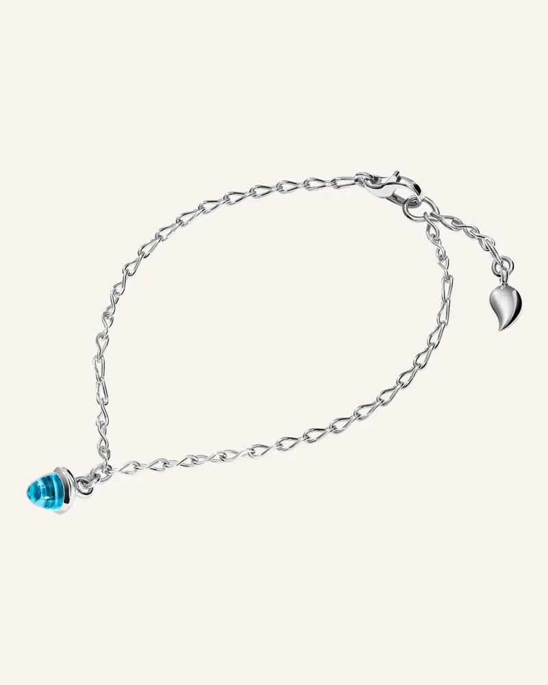 TAMARA COMOLLI Armband Minimikado Armband Mit Swiss Topas silber Weissgold