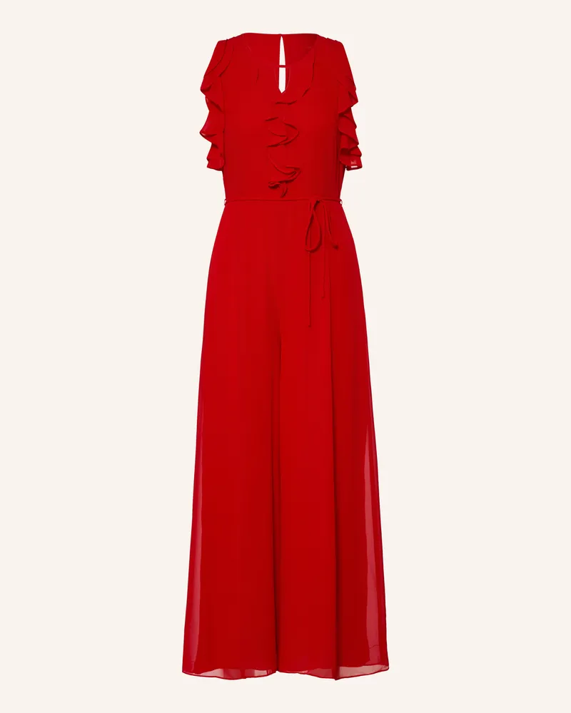 Phase Eight Jumpsuit Rachel Mit Volants rot Rot