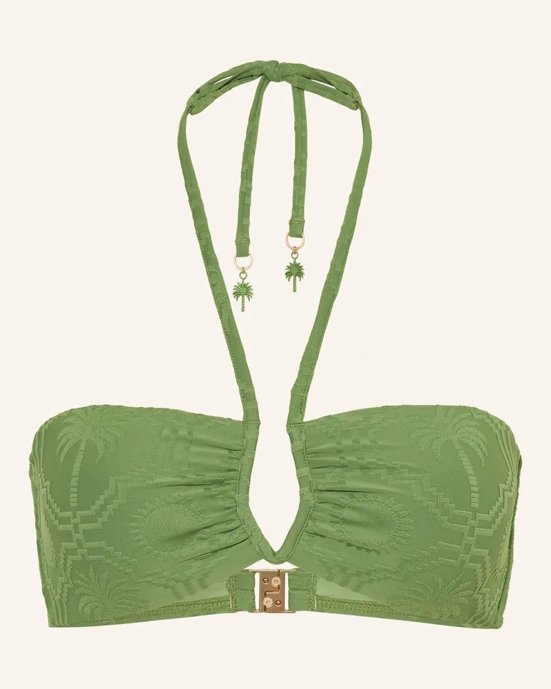 Seafolly Australia Bandeau-Bikini-Top OASIS Grün