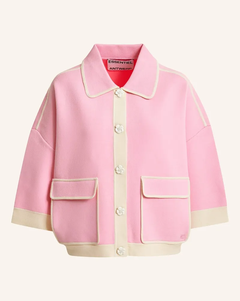 Essentiel Strickjacke Jugly rosa Rosa