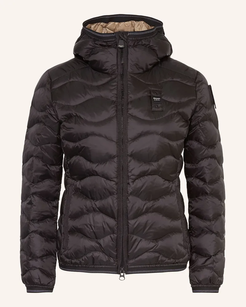 Blauer Daunenjacke CAMELIA Schwarz
