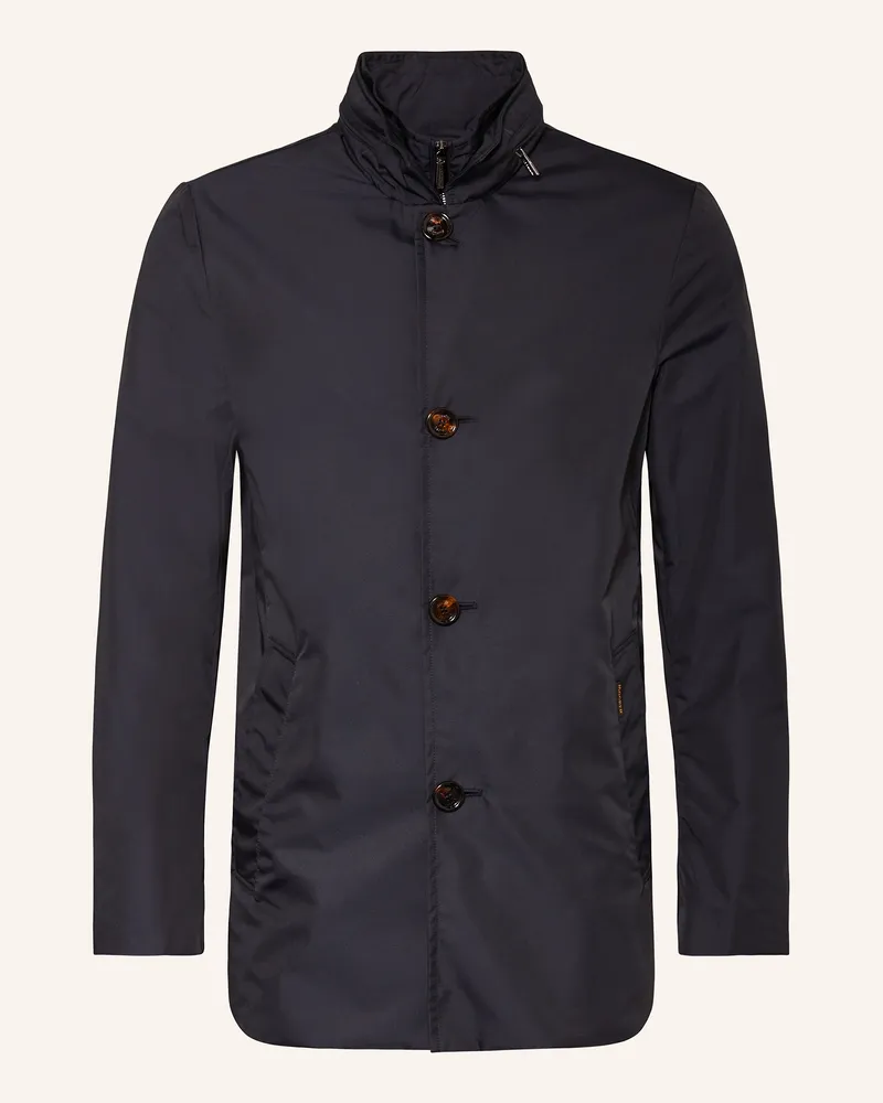 MOORER Jacke Mit Blende blau Dunkelblau
