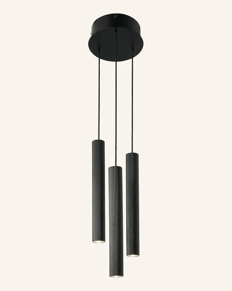NORDLUX Pendelleuchte Vico 3-Rondel schwarz Schwarz