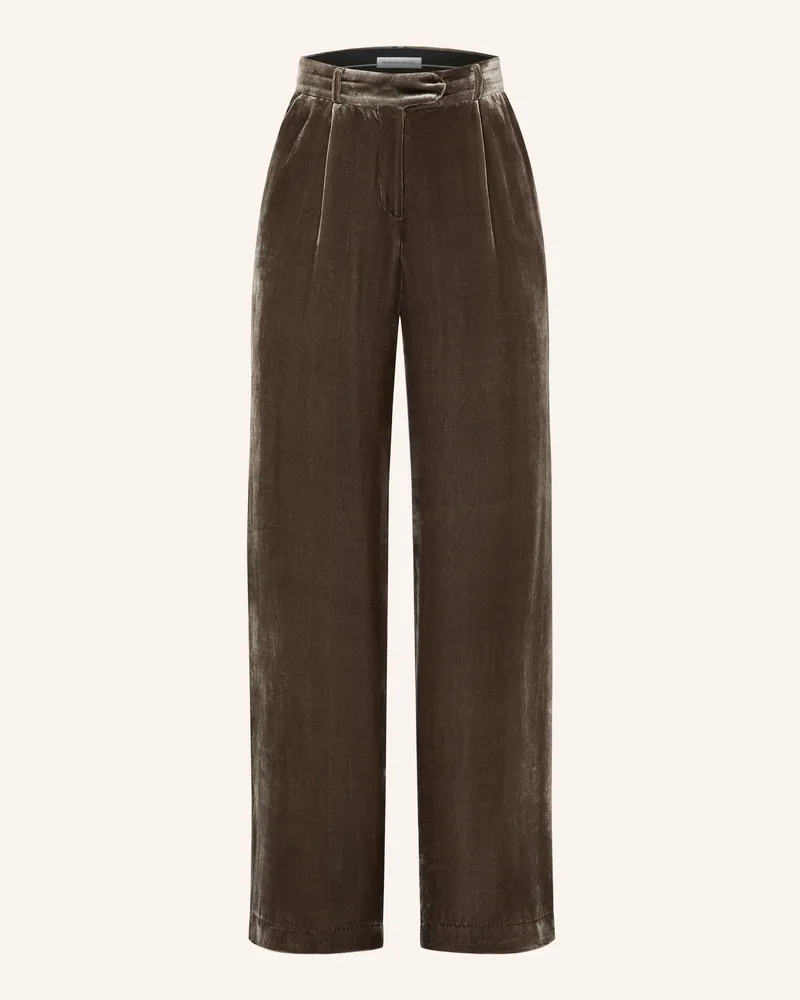 Iris von Arnim Marlenehose WYLMA aus Samt Taupe