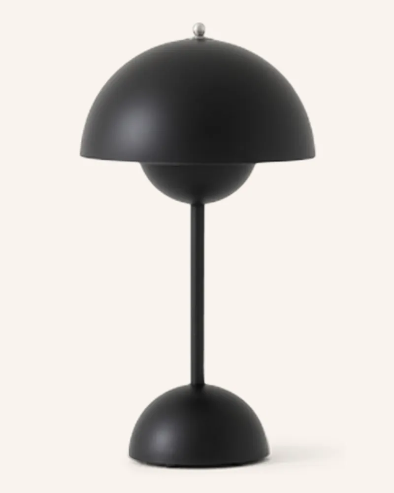 &Tradition Tischleuchte Flowerpot vp9 schwarz Schwarz