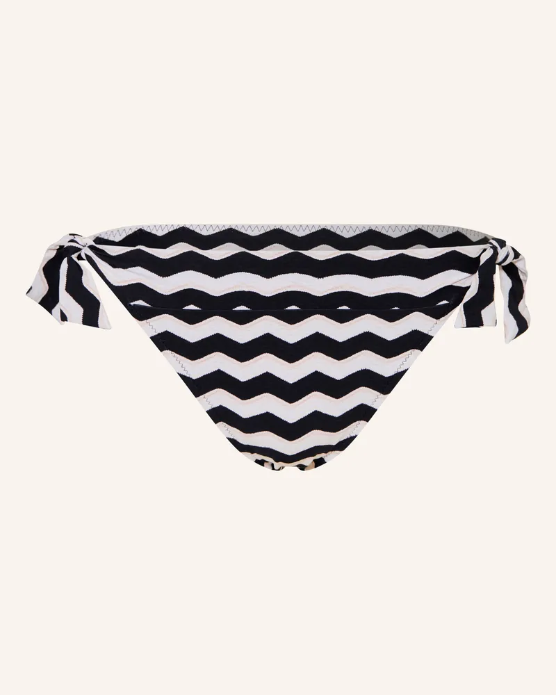 Lidea Triangel-Bikini-Hose Sandwave schwarz Schwarz