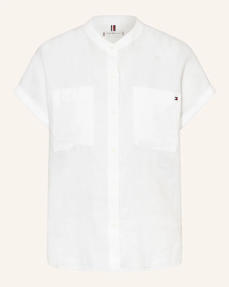 Tommy Hilfiger Leinenbluse Weiss