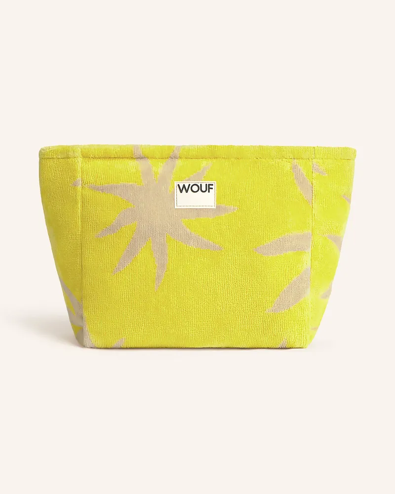 WOUF Kosmetiktasche Fuerteventura gelb Gelb