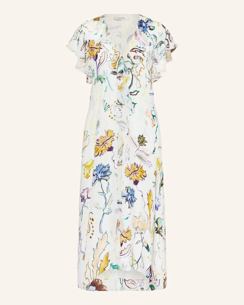 Dorothee Schumacher Kleid FLORAL TWIST mit Volants Creme