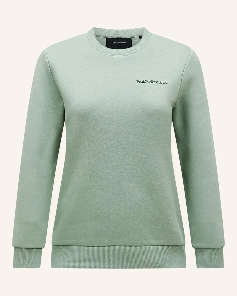 Peak Performance Sweatshirtpullover Hellgrün