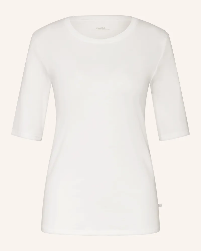 Calida Schlafshirt Favourites Marine weiss Weiss