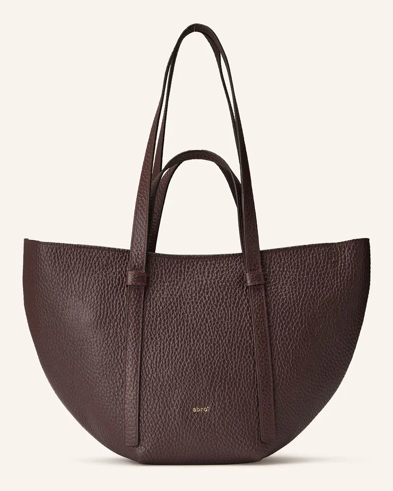 Abro Shopper COSMO MEDIUM mit Pouch Dunkelrot