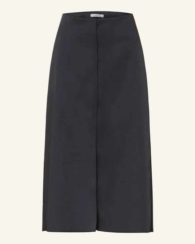 Dorothee Schumacher Satinrock SHINY STATEMENT Dunkelgrau