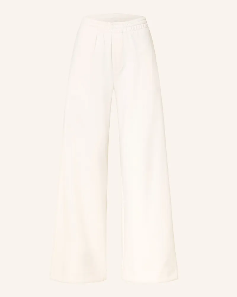 Mrs & HUGS Marlenehose weiss Creme