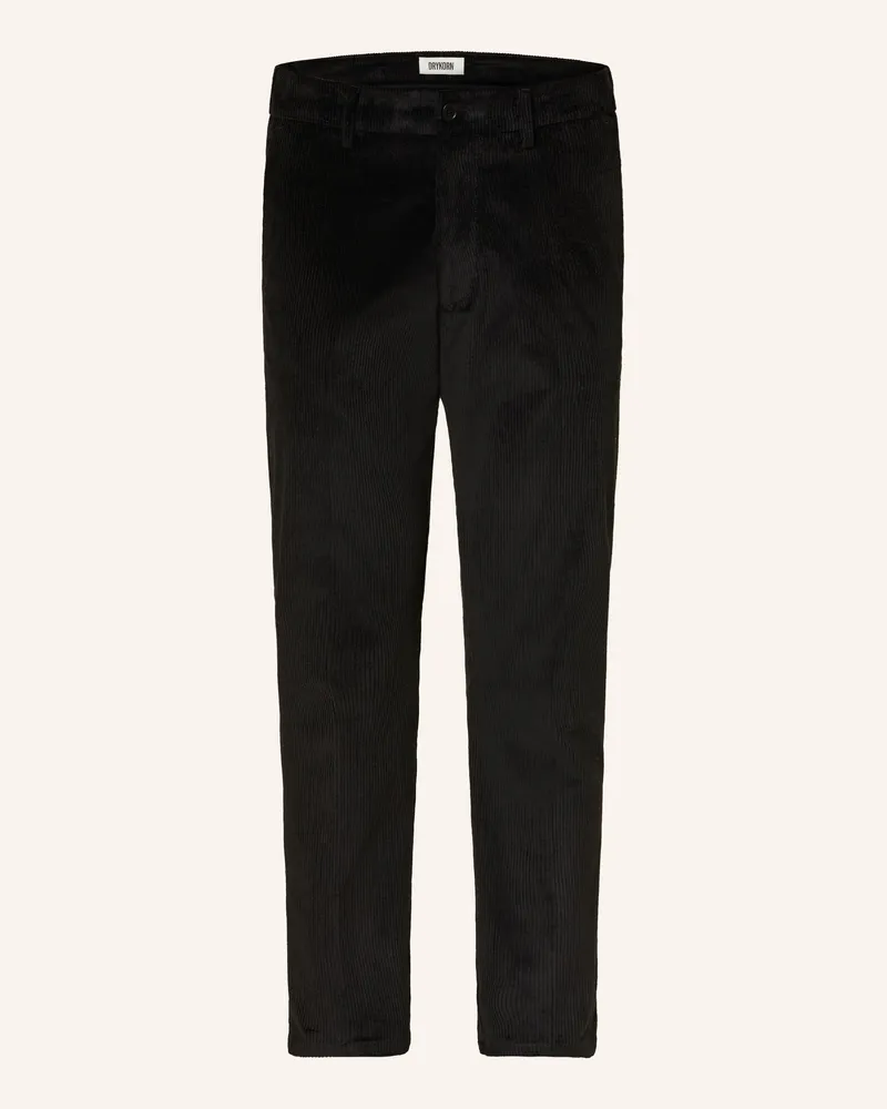 Drykorn Cordchino AJEND Extra Slim Fit Schwarz