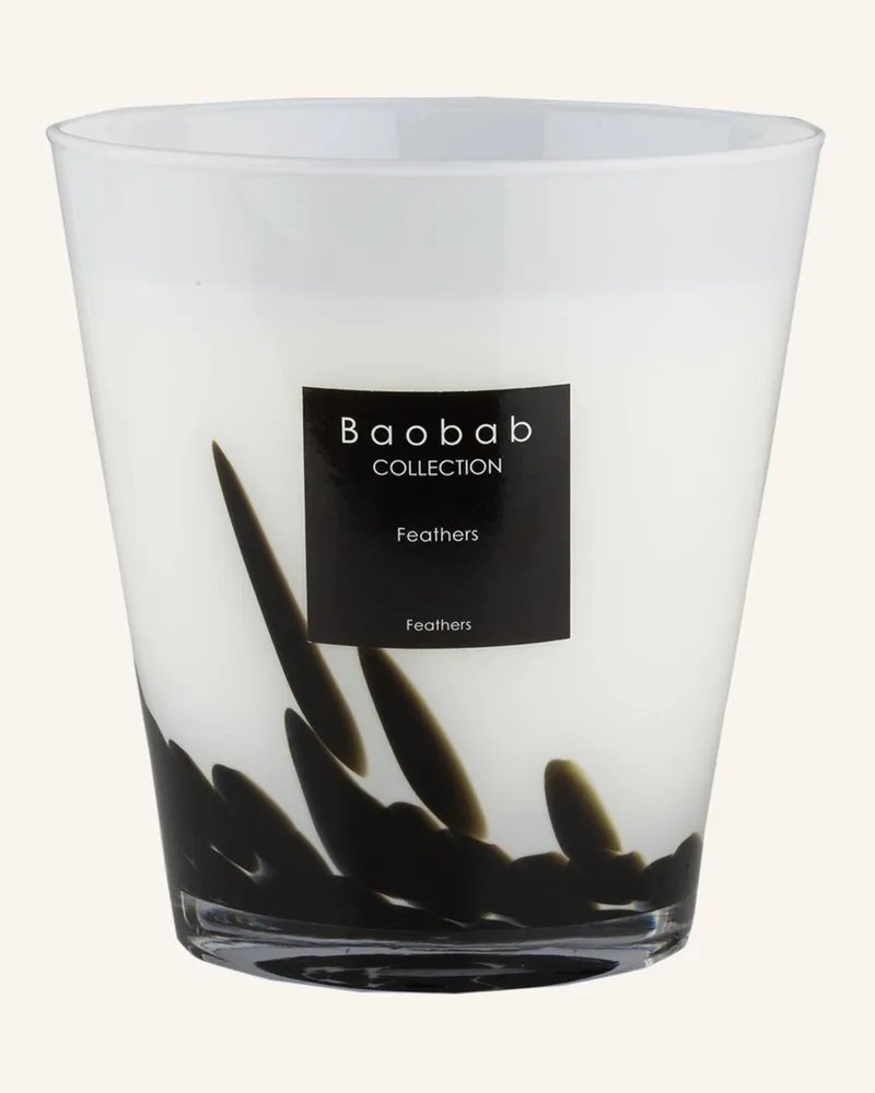 Baobab Collection Duftkerze FEATHERS Weiss