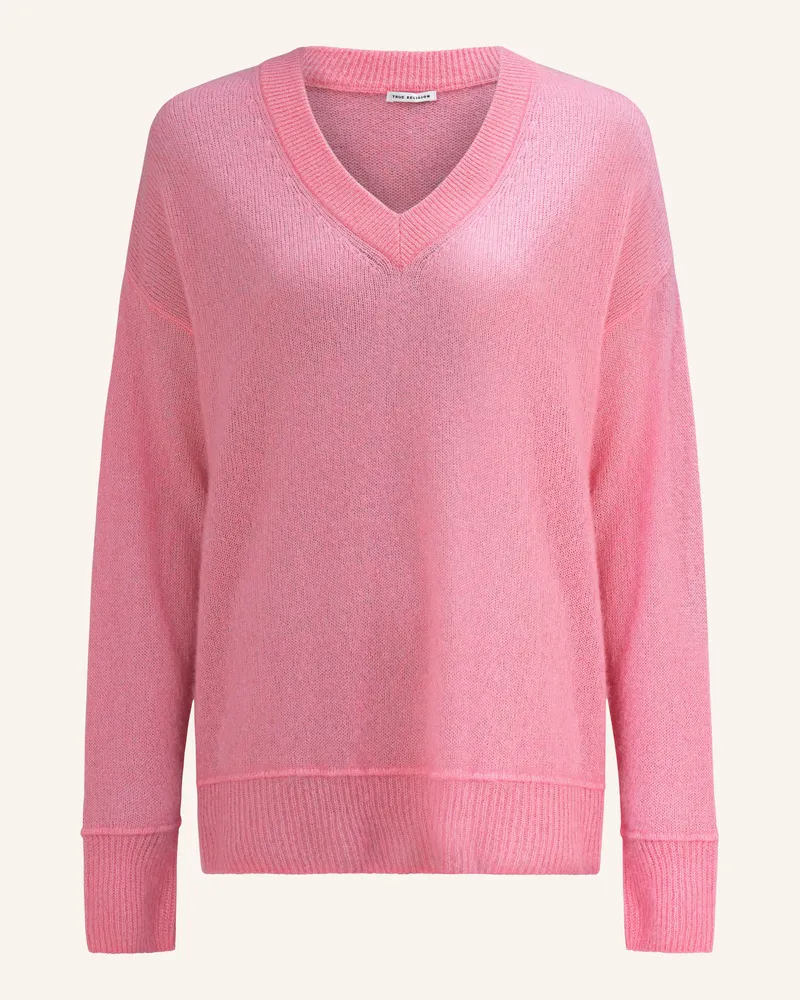 True Religion Pullover V-Neck AMARA Pink
