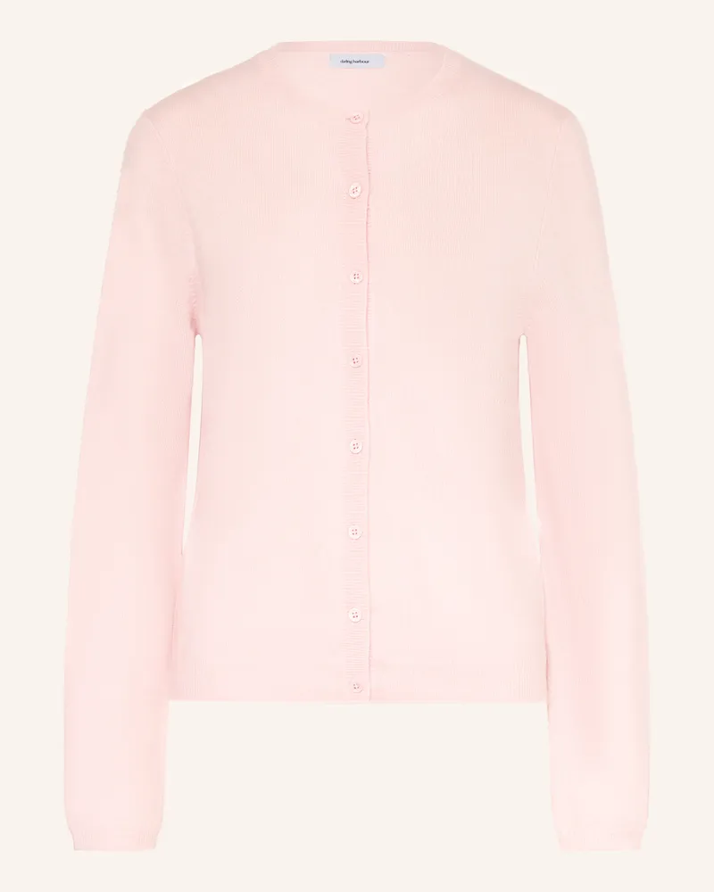 Darling Harbour Strickjacke Aus Cashmere rosa Rosé