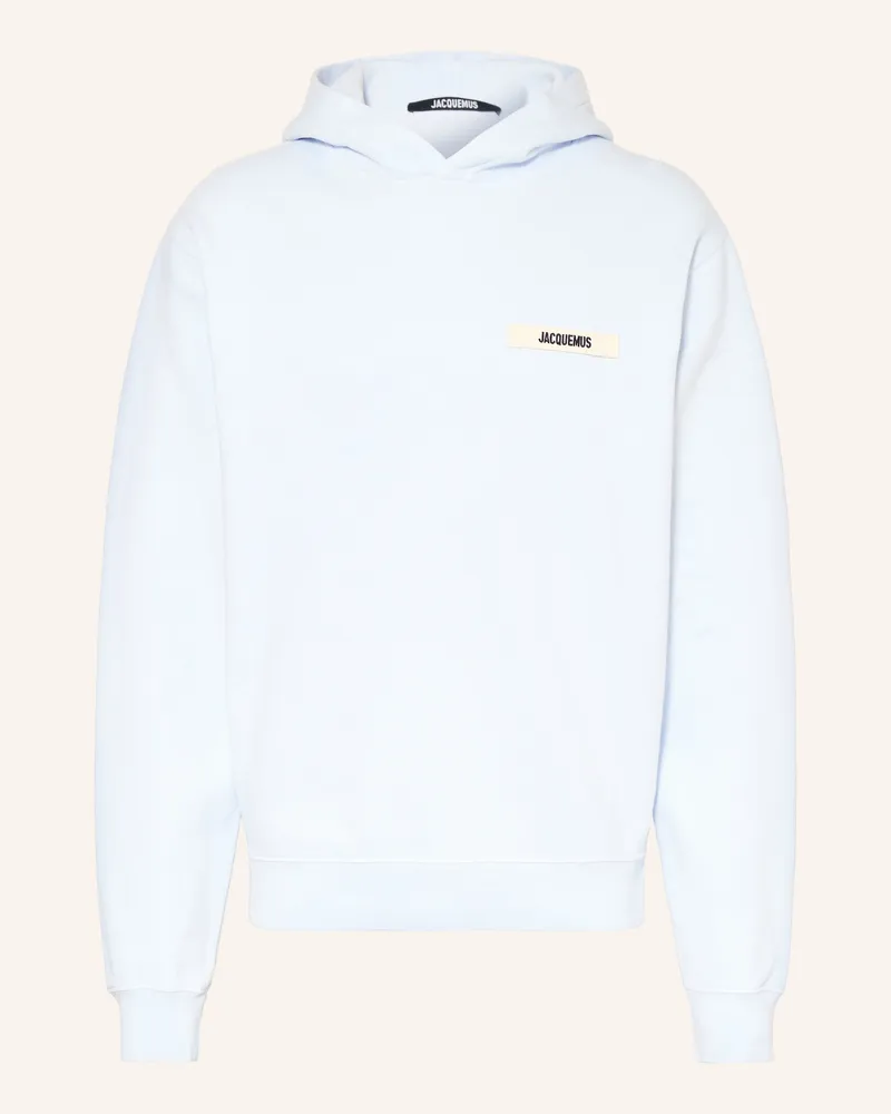 Jacquemus Hoodie Le Hoodie Gros Grain blau Hellblau
