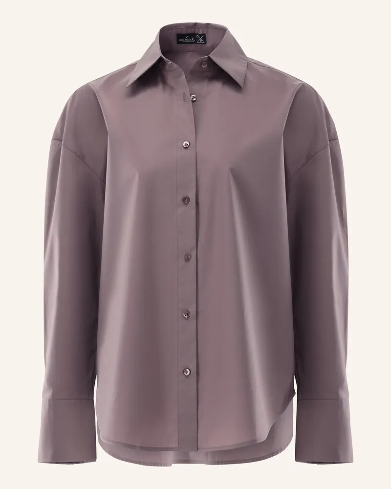 van Laack Bluse Modern Fit braun Beige