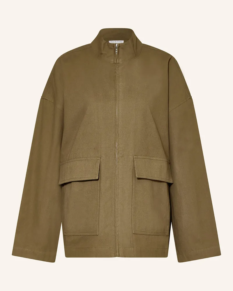 Mrs & HUGS Jacke Oliv