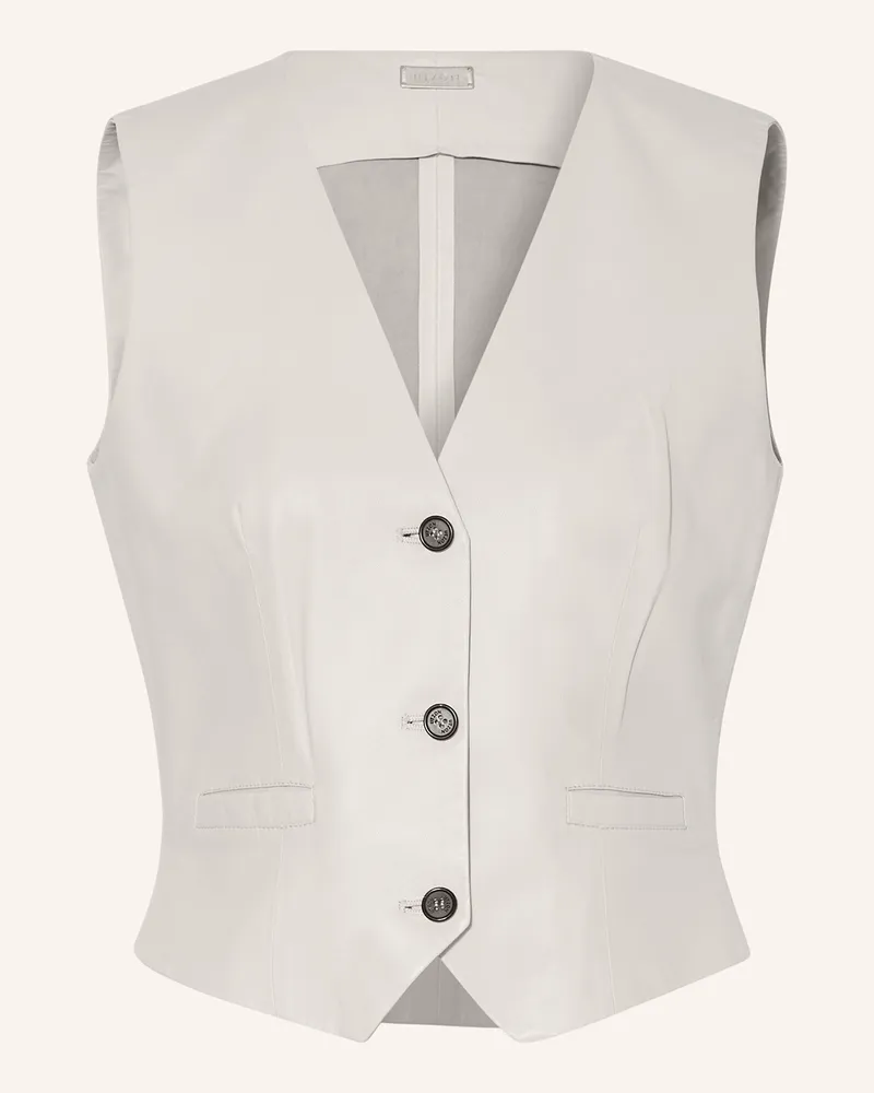 UTZON Anzugweste VARU DRAGON Extra Slim Fit Hellgrau