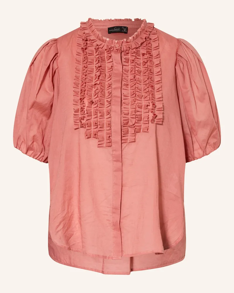 van Laack Bluse Vl-Teona-Xx Mit Rüschen rot Hellrot