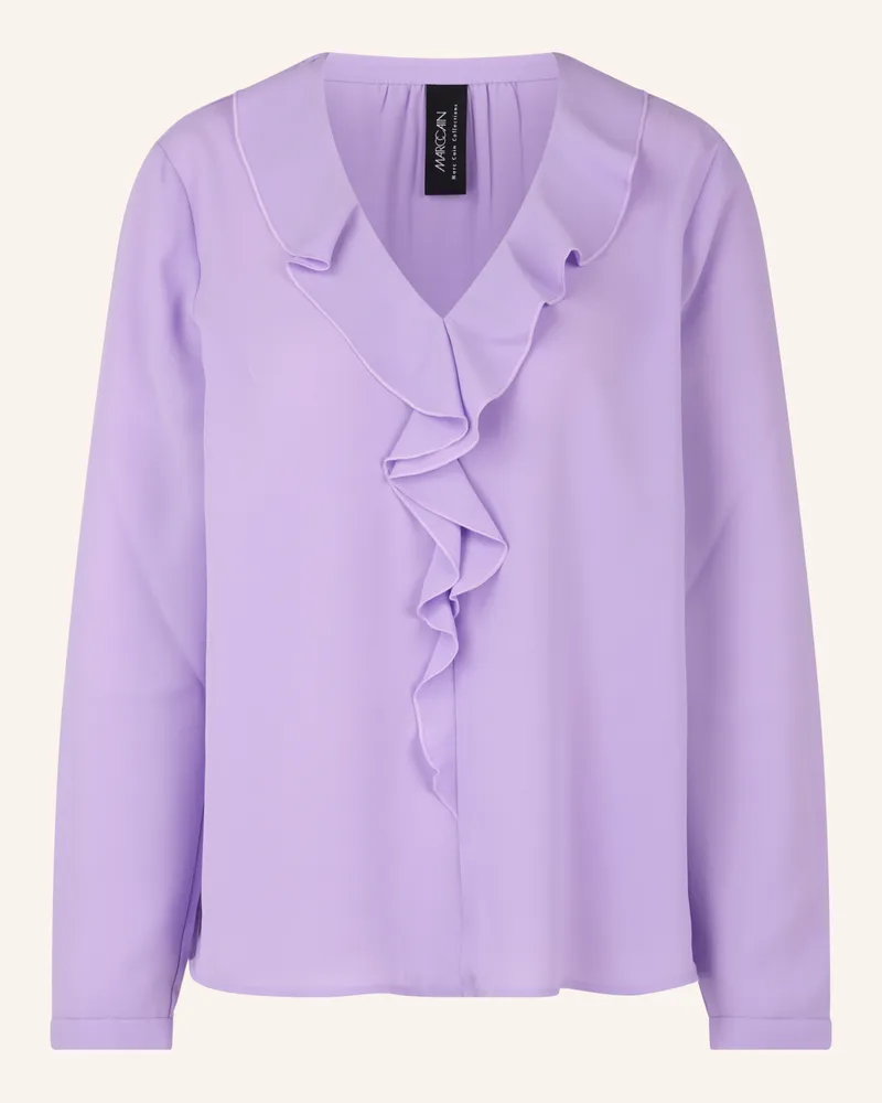 Marc Cain Blusenshirt Mit Volants lila Lila