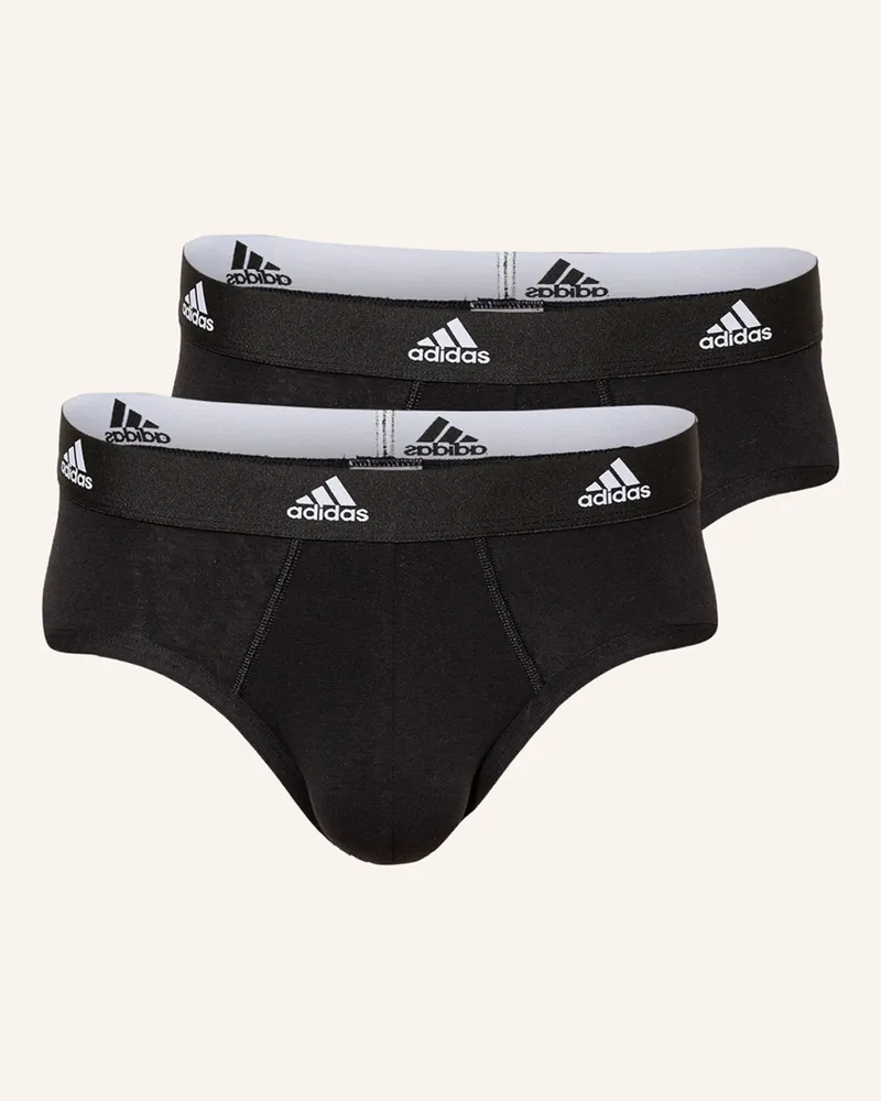 adidas 3er-Pack Slips Schwarz