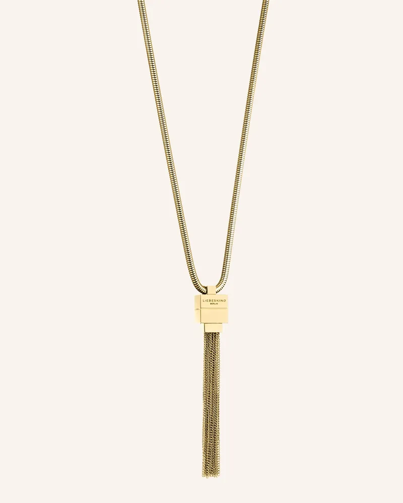 Liebeskind Halskette  Aus  Edelstahl gold Gold