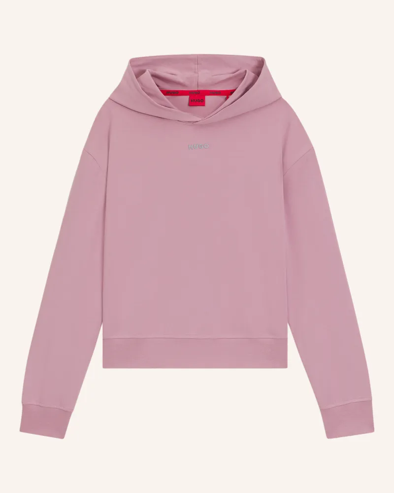 HUGO BOSS Loungewear Oberteil SHUFFLE_HOODIE Relaxed Fit Pink