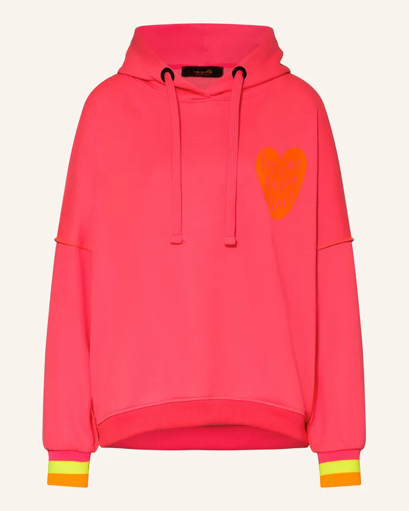 Miss Goodlife Oversized-Hoodie Neonpink