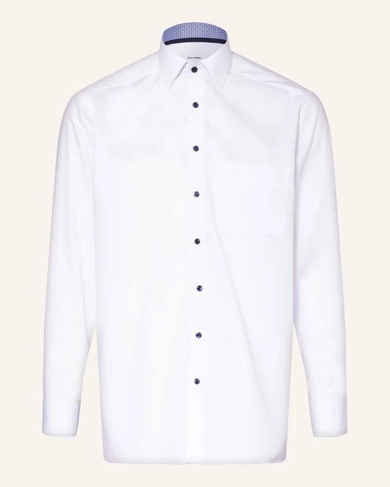 Olymp Hemd Luxor comfort fit Weiss