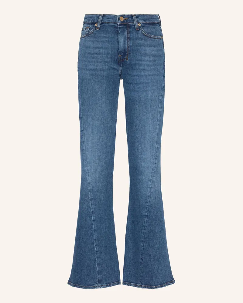 7 for all mankind Jeans DOJO TAILORLESS Flare Fit Blau