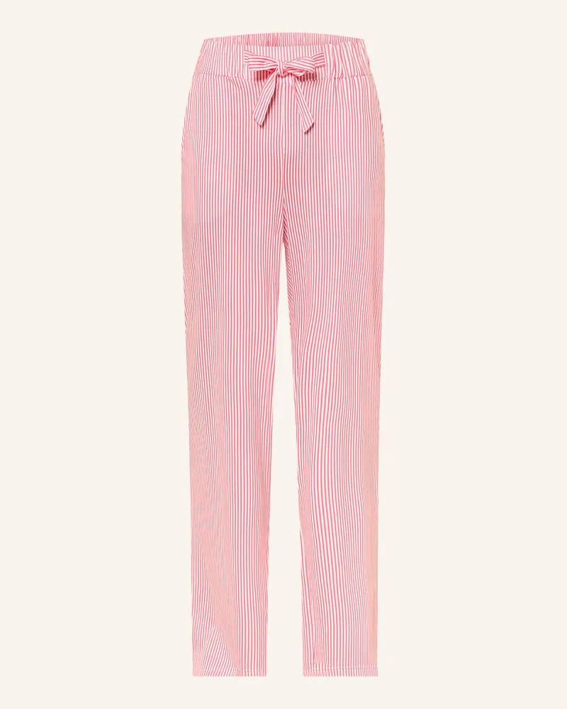 Calida Schlafhose Favourites Beach weiss Hellrot