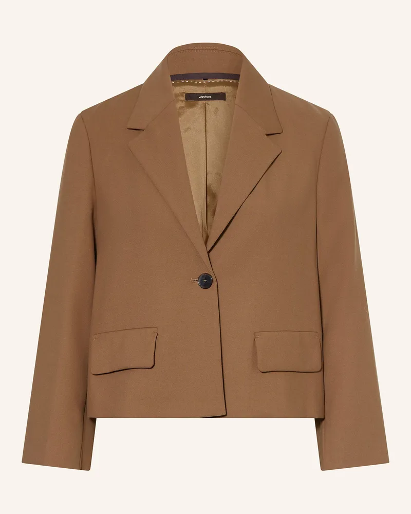 windsor. Blazer Hellbraun
