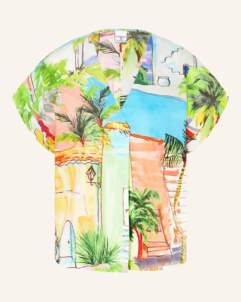 tonno e panna Blusenshirt Blau