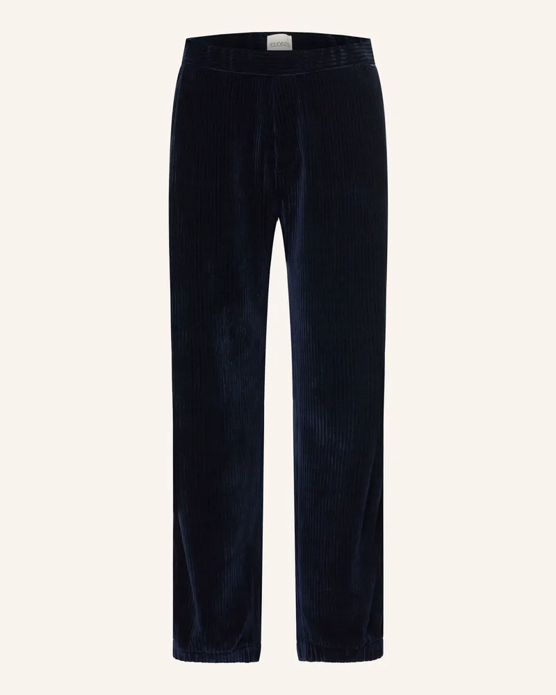 Closed Cordhose Regular Fit blau Dunkelblau