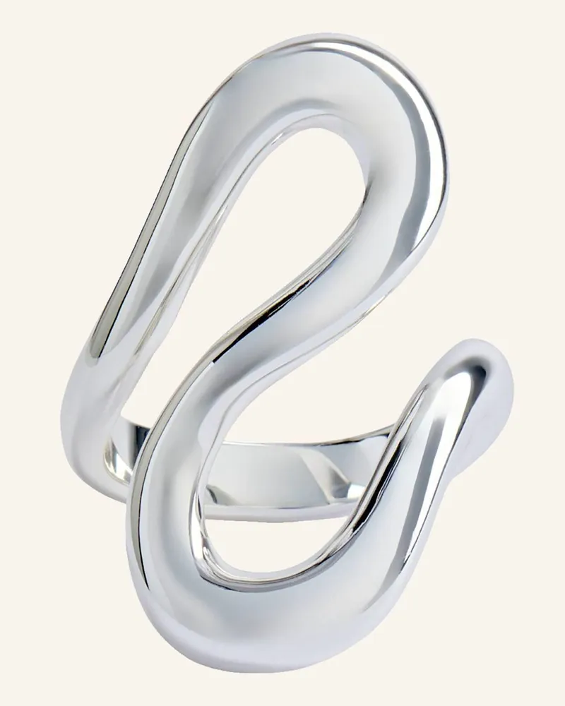 POMPIDOU Ringe SOLIN CURVE by GLAMBOU Silber