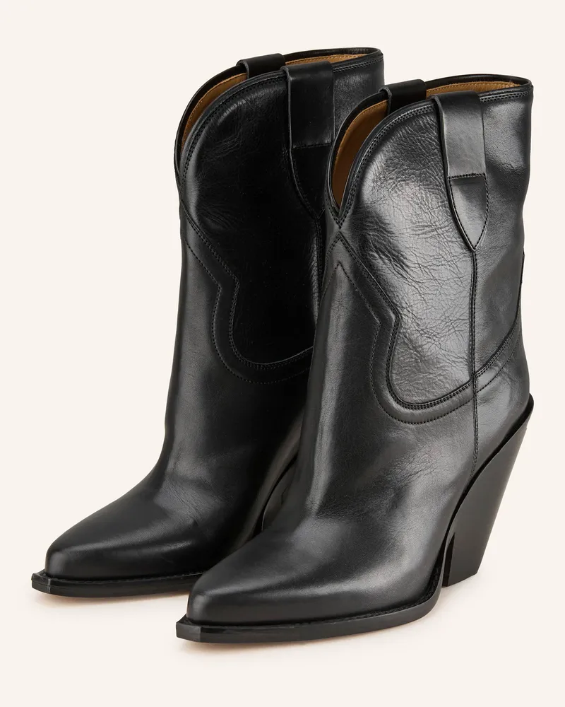 Isabel Marant Cowboy Boots Leyane schwarz Schwarz