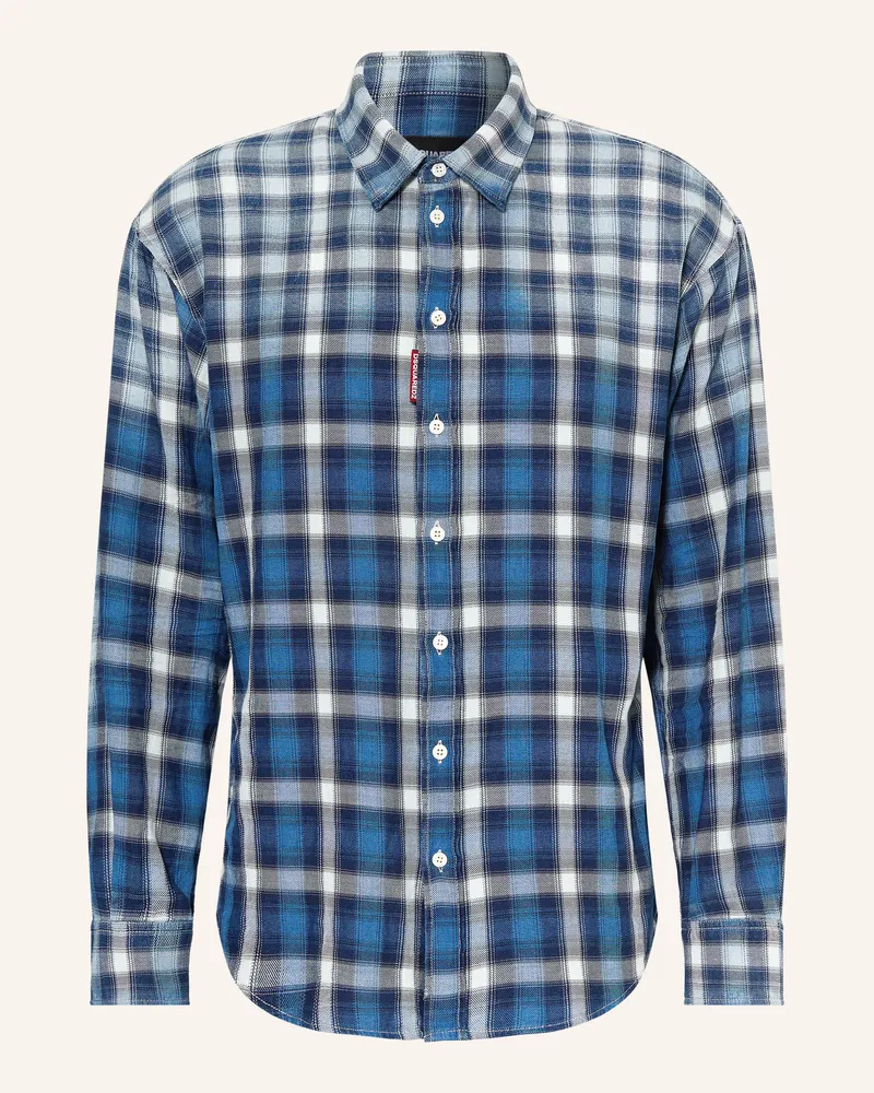 Dsquared2 Hemd Comfort Fit blau Blau