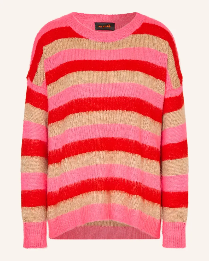 Miss Goodlife Pullover Mit Alpaka beige Hellbraun