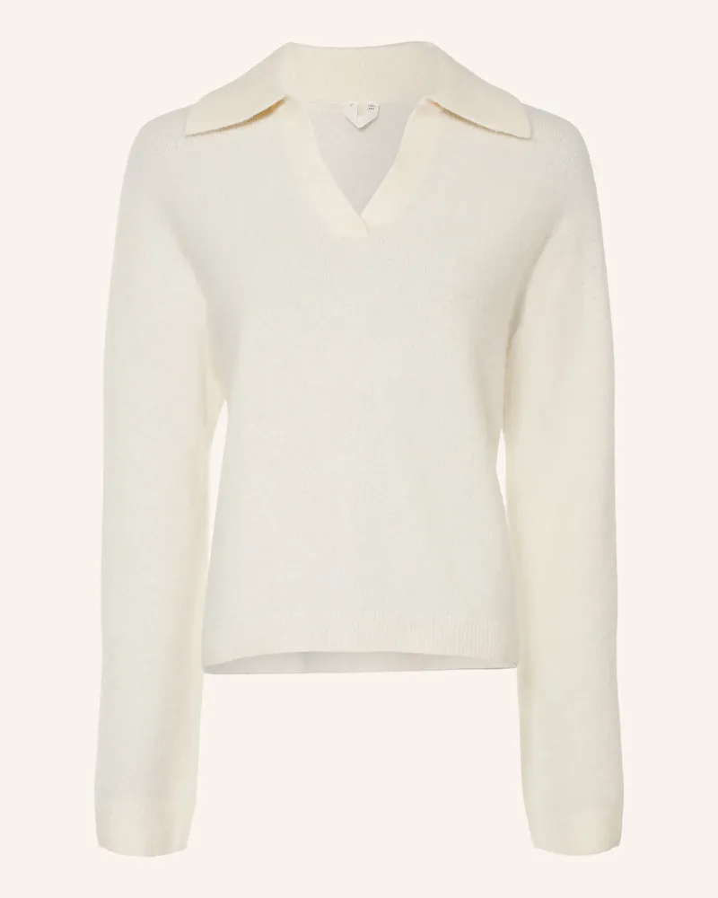Arket Pullover Mit Alpaka weiss Weiss