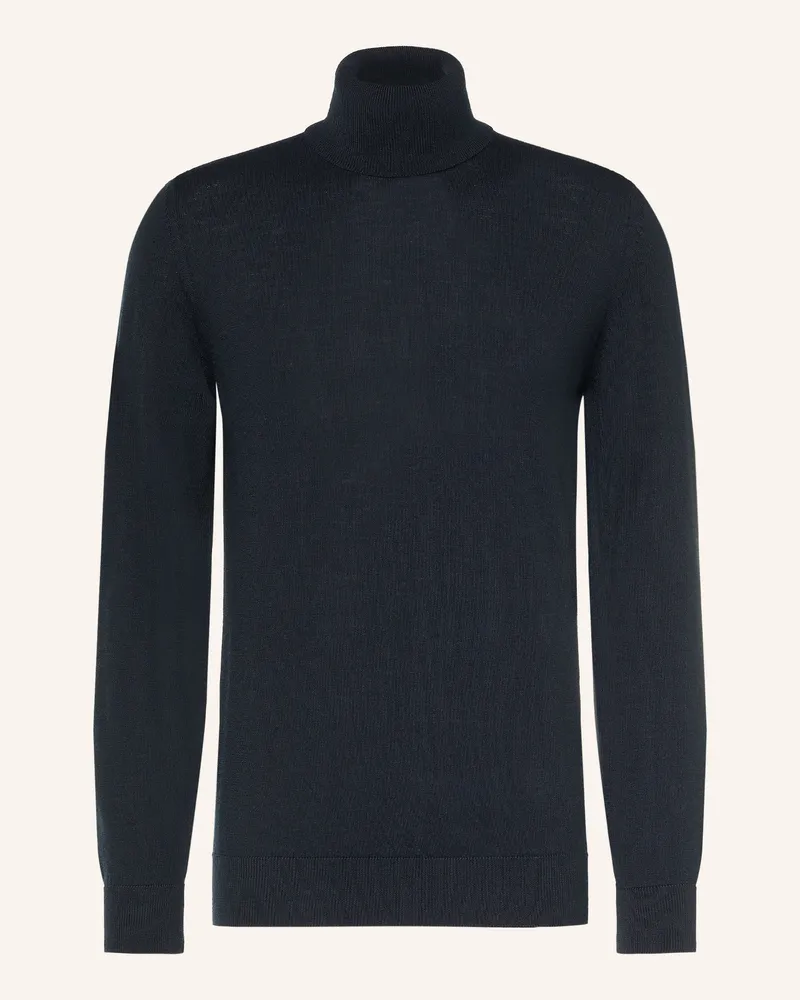 Seidensticker Rollkragenpullover blau Dunkelblau